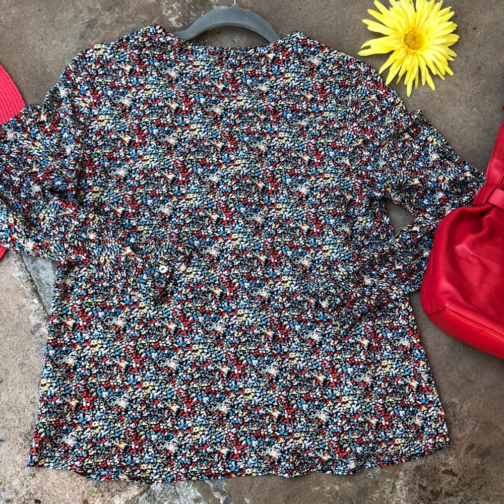 🌺 Meadow Rue for Anthropologie Floral L/S Top XS! - Picture 11 of 11